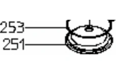 Клапанная тарелка для насосов и компрессоров BUSCH RA 0160 D / 0202 D / 0250 D / 0302 D